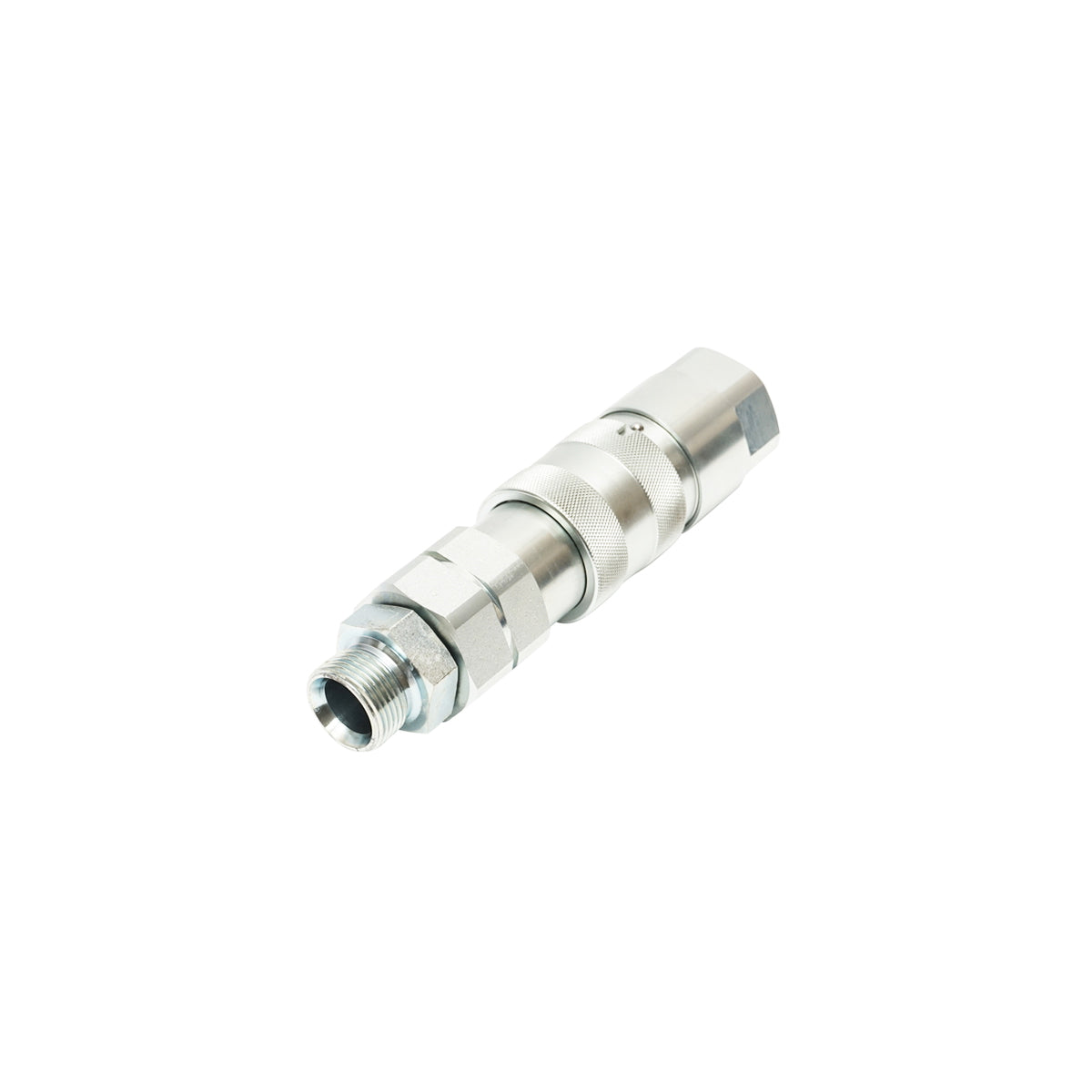 Gyorscsatlakozó készlet 1" (átmenő szelep, anya + apa) egyenes adapterrel, 83x45x48 mm