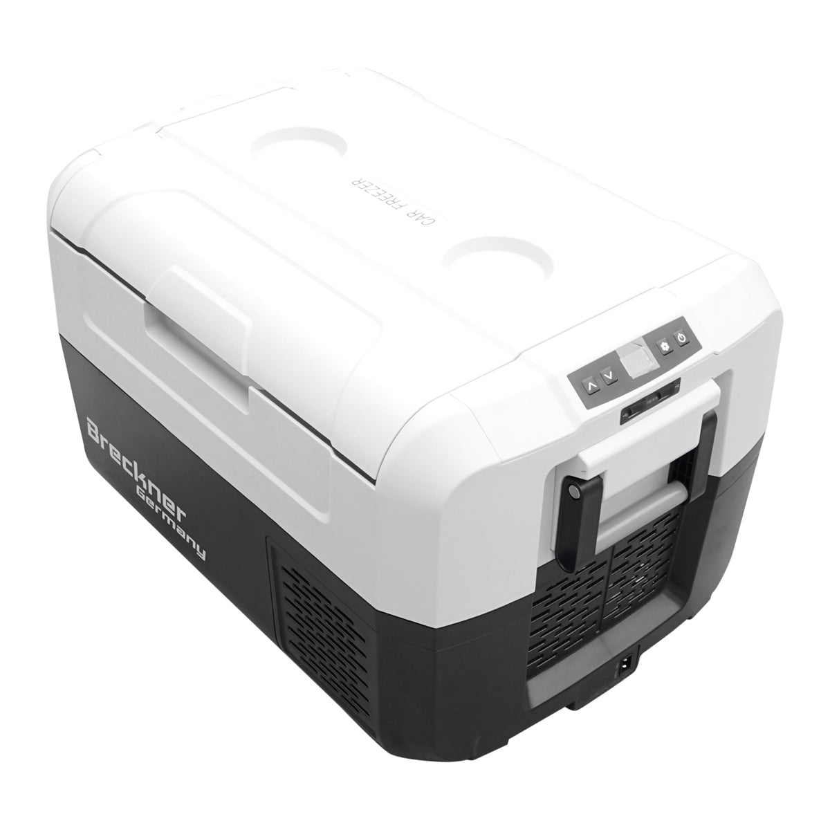 Autós hűtőszekrény, 35L, kompresszoros, 12–24V, 60W, hűtési tartomány: -18 °C – +10 °C, Breckner Germany