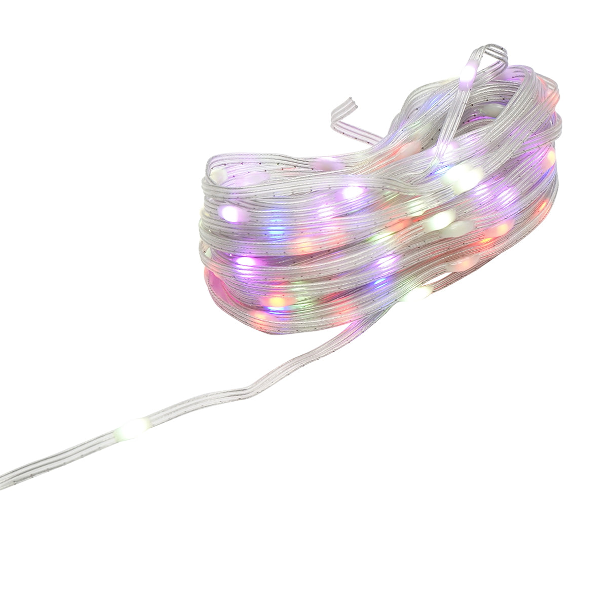 LED szalag smart, 2W/m, 5V, távirányítóval, zenevezérléssel, Bluetooth, applikációval, USB, 15 m, RGB+IC, IP68, Breckner Germany