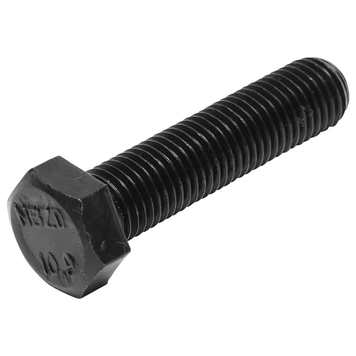 Fekete hatlapfejű csavar DIN 961 M12x1.5x50 G10.9, 100 db/csomag
