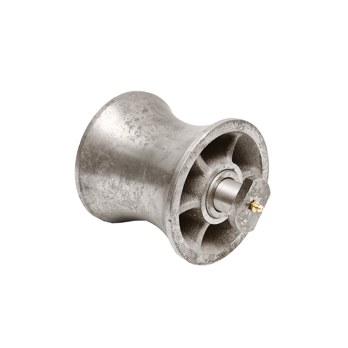 Vízszintes csörlőgörgő 140 mm, 30 mm tengellyel, erdészeti traktorhoz