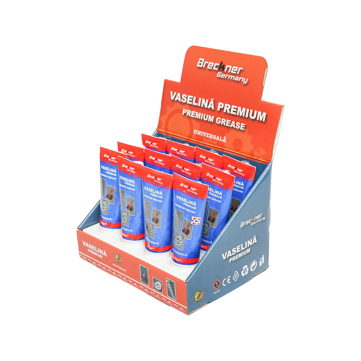 Állványkészlet 12 darab 100 g-os univerzális prémium zsírral, Breckner Germany