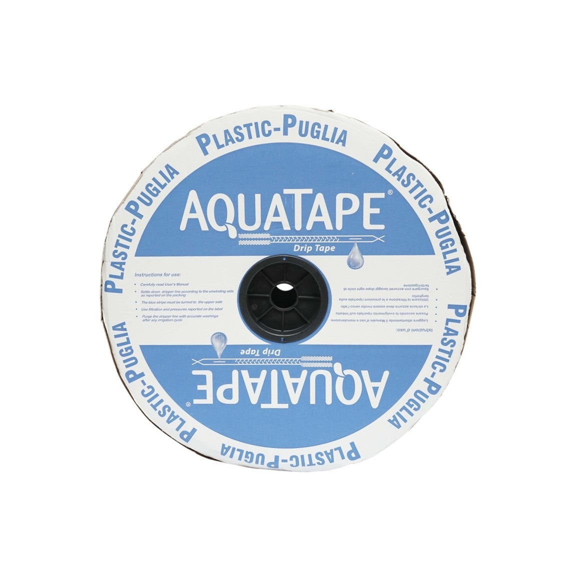 Csepegtető szalag tekercs 2286M 1.5L/h, D16mm. 10cm-es lépésközzel AquaTape Plastic-Puglia