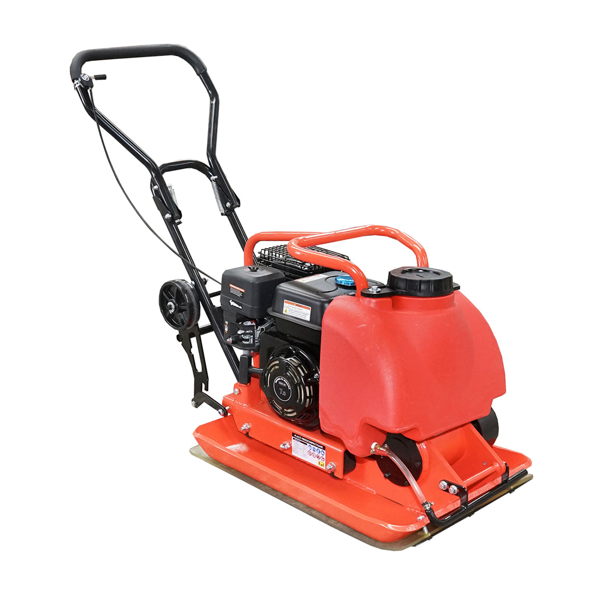Lapvibrátor C100-A, 690×460 mm munkafelülettel, Euro 5 szabványú motorral, 196 cm³ / 6,5 LE, 5400 ford./perc, 106 kg, víztartállyal, Breckner Germany