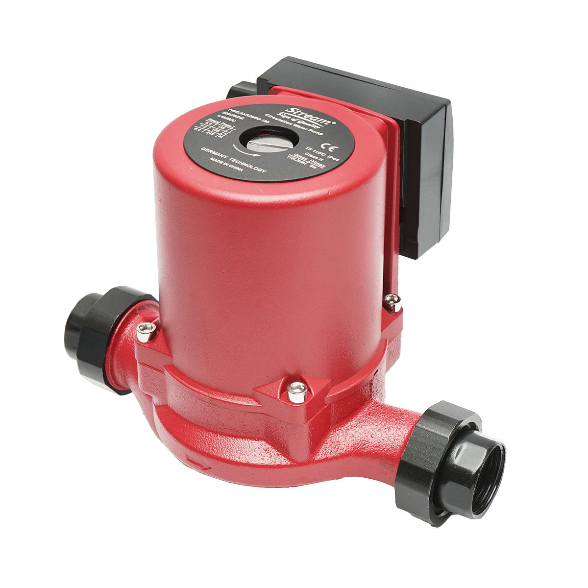 RECIRKULÁCIÓS SZIVATTYÚ 220V, 245W, ÁRAMLÁSI SEBESSÉG 110L/MIN, MAGASSÁG 8M, 1 1/2 HÜVELYKES CSATLAKOZÁS SXR25/8G-180 BRECKNER GERMANY