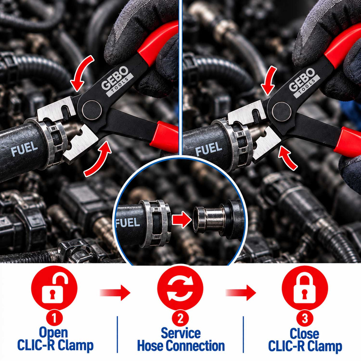 Click-r bilincsfogó GEBO TOOLS