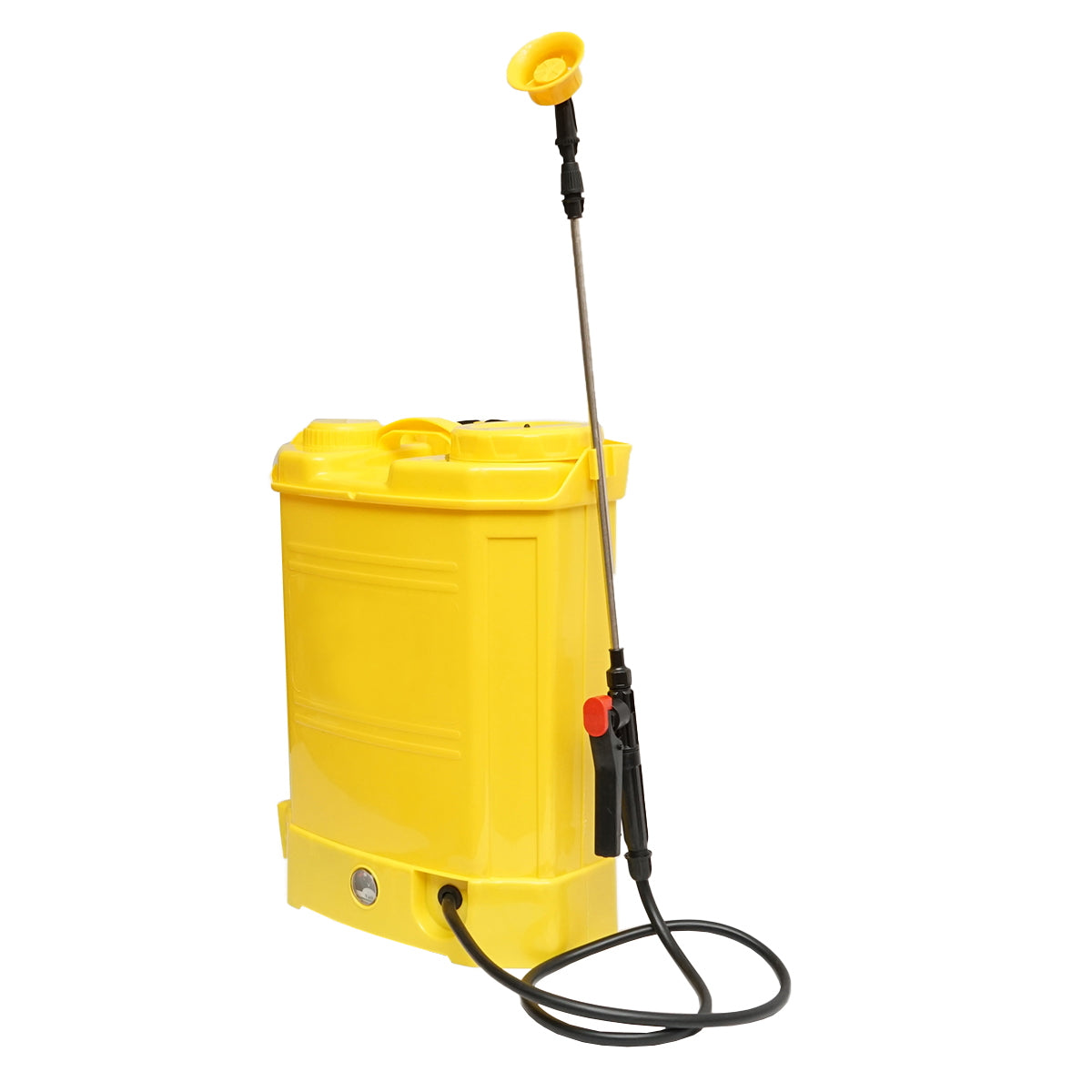 Elektromos permetezőgép, 3 fúvókával, 16L tartállyal, 12V/8Ah akkumulátorral, 3,1 l/perc teljesítmény
