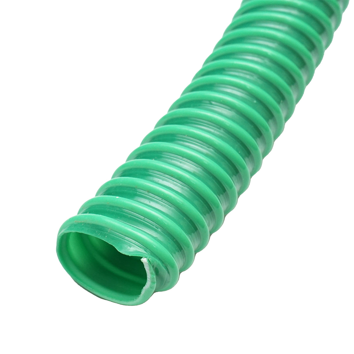 SPC vetőgéphez spirálmerevítésű tömlő, 50 méteres tekercs, zöld, belső átmérő 35 mm / vastagság 3 mm