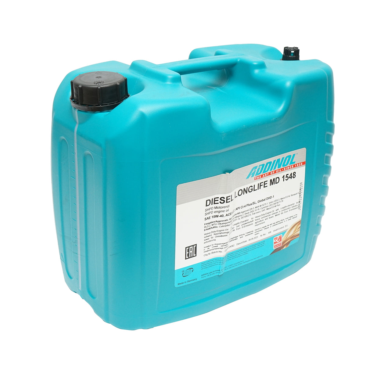 Longlife MD1548 15W40 motorolaj, 20L, Addinol, dízelmotorokhoz