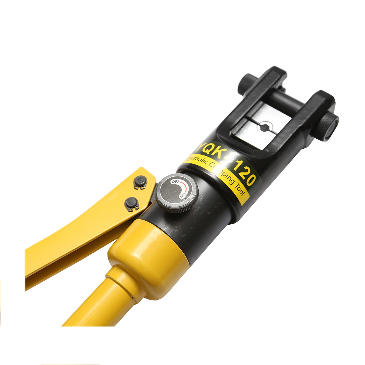 HATSZÖGLETŰ KRIMPELŐ FOGÓ, HIDRAULIKUS 10-120MM YQK-120