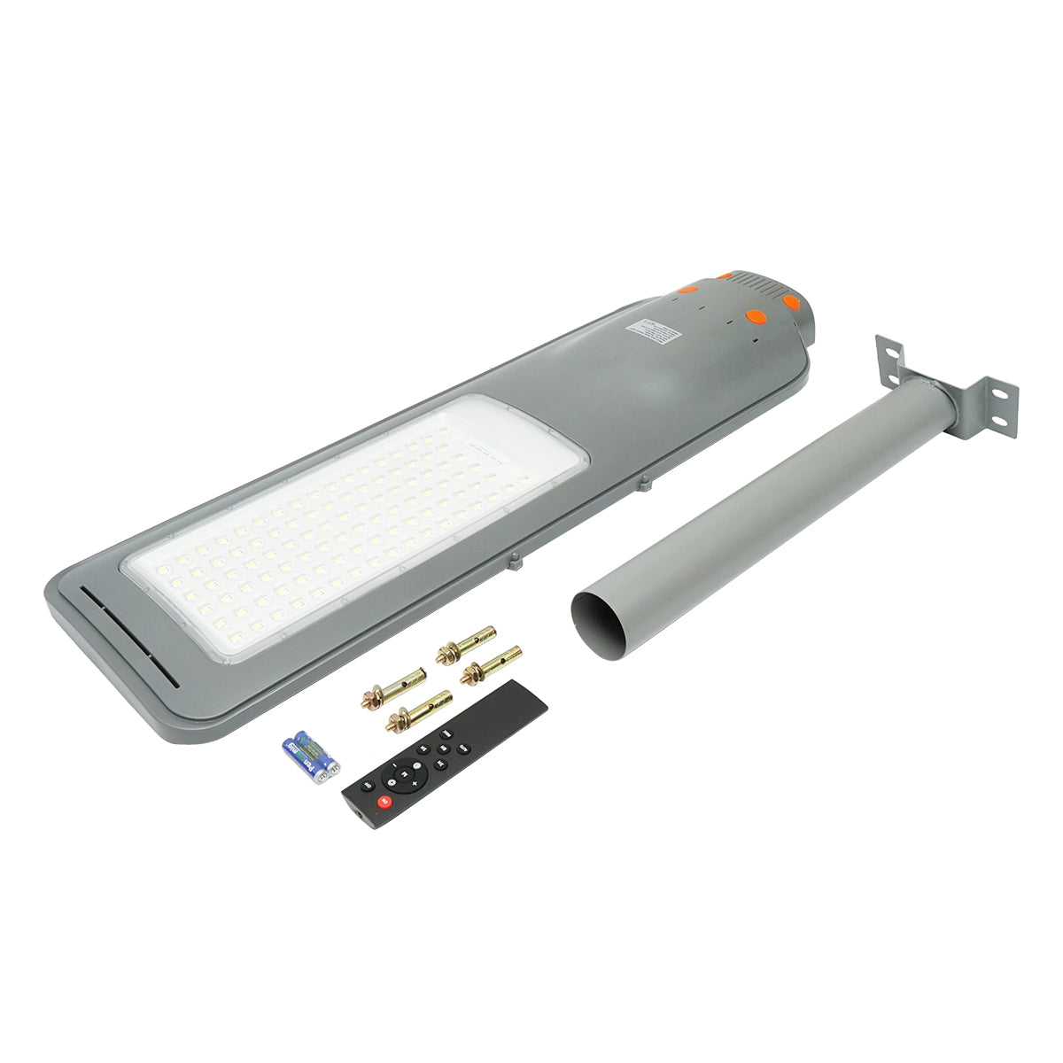 Napelemes LED utcai lámpa 600W, 6500K, 20Ah akkumulátorral és távirányítóval IP65 Breckner Germany