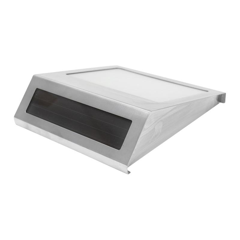 LED lámpa 0,18W, házszám kijelzéssel, 2V/80mA napelemmel és 1,2V/1200mAh akkumulátorral, Breckner Germany