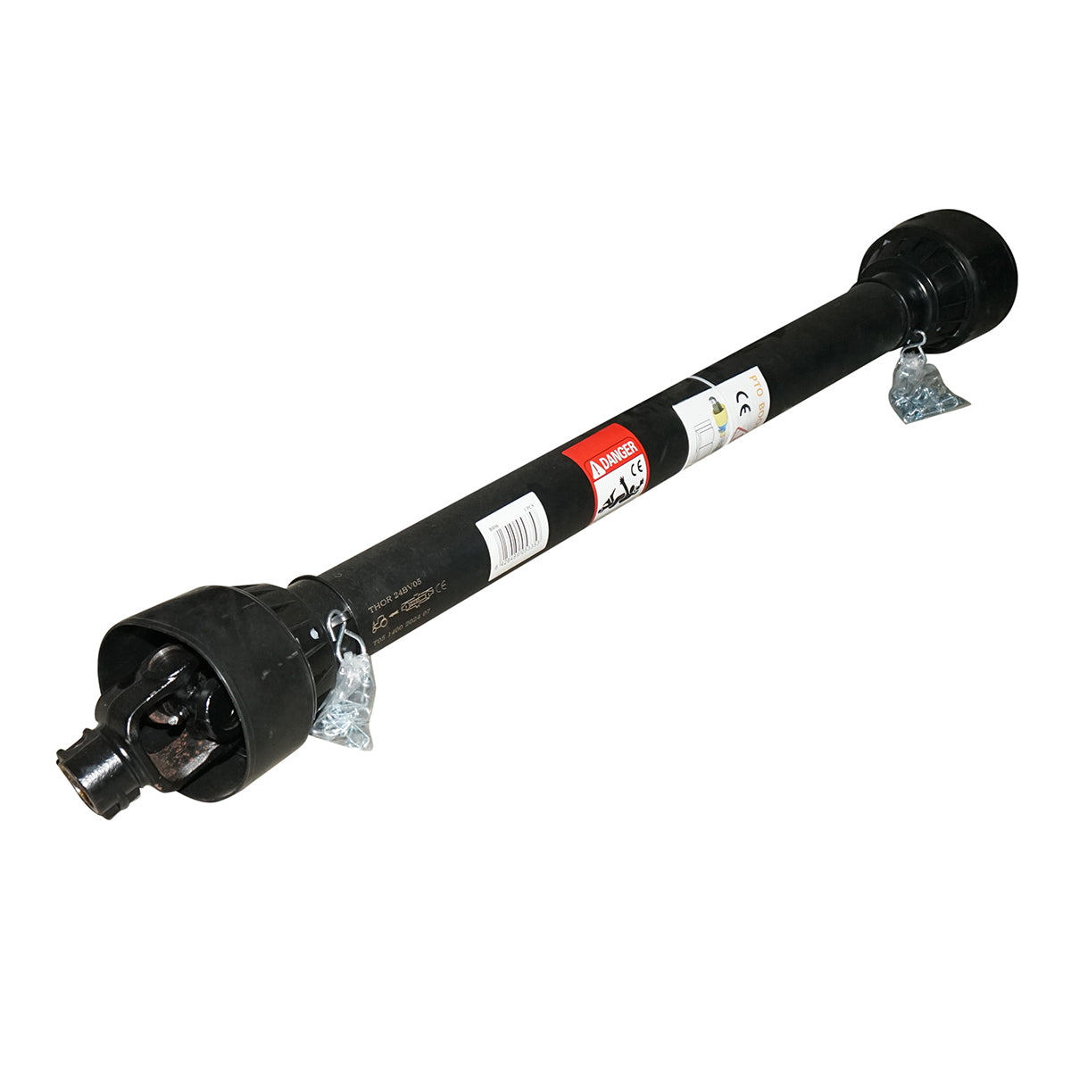 Kardántengely 1400 mm, T5, kereszt 30,2x80 mm, háromszög alakú csővel, 1 3/8" Z=6