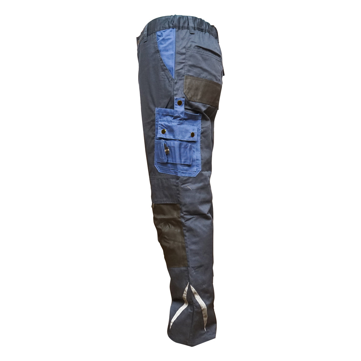 Munkanadrág poliészter és pamut keverékből, sötétkék (navy), XL méret, Breckner Germany