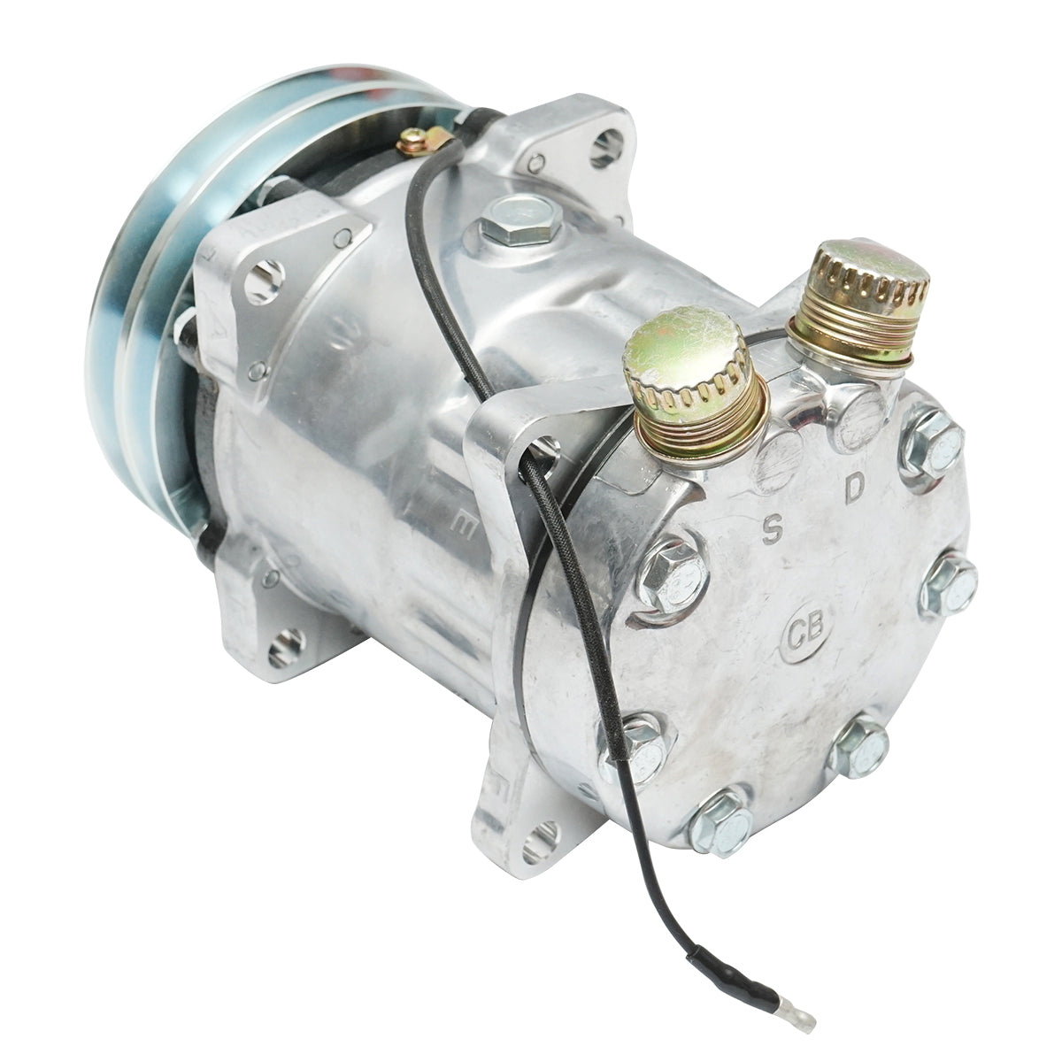 Klímakompresszor A/C Ford, New Holland, Case IH gépekhez, OEM kód: 47132887, 5165548, Breckner Germany