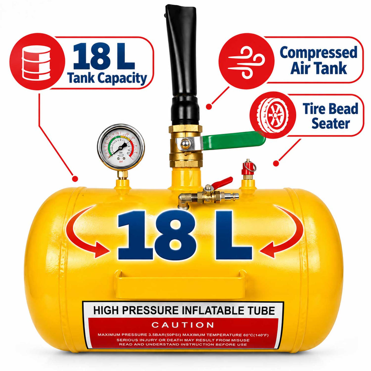 Légtartály 18 l GEBO TOOLS