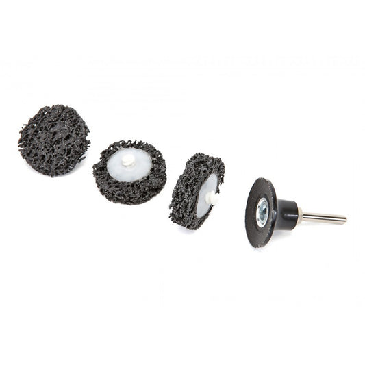 3 darab 50mm-es csiszolókorong készlet 6mm-es szárral