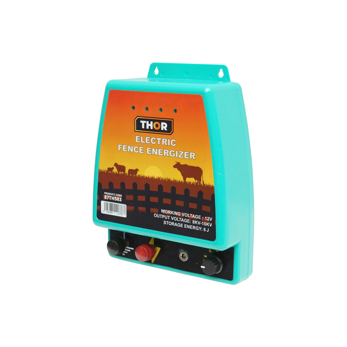 Impulzusgenerátor elektromos kerítéshez, 6 Joule, 12 V / 220 V, Thor