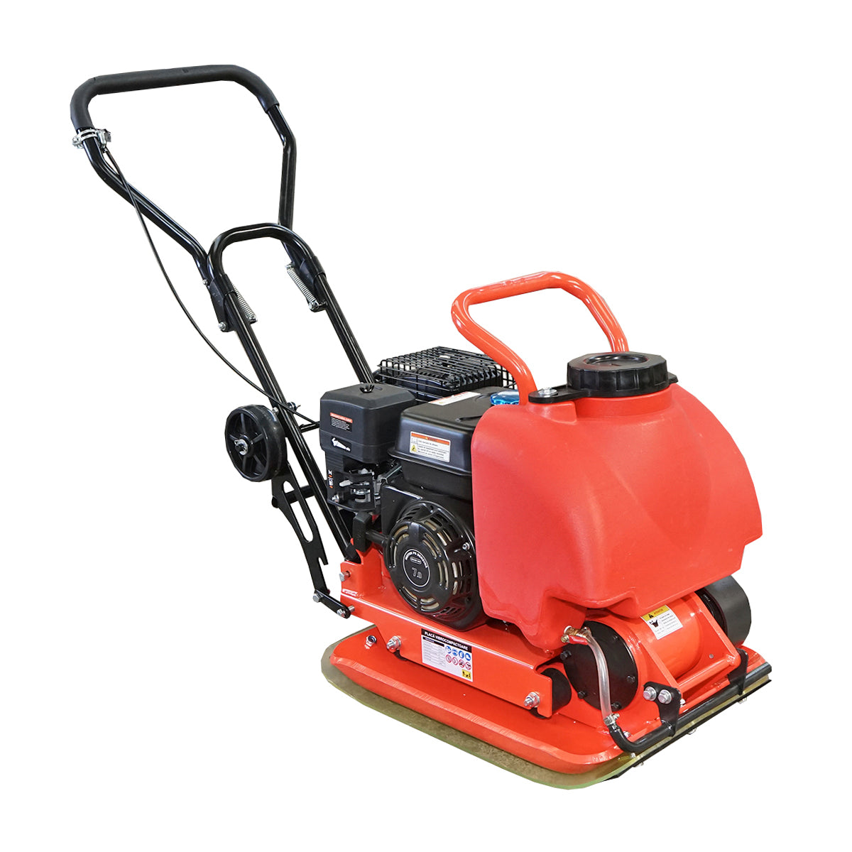 Lapvibrátor C90-B, 540×420 mm munkafelülettel, Euro 5 szabványú motorral, 196 cm³ / 6,5 LE, 5500 ford./perc, 80 kg, víztartállyal, Breckner Germany
