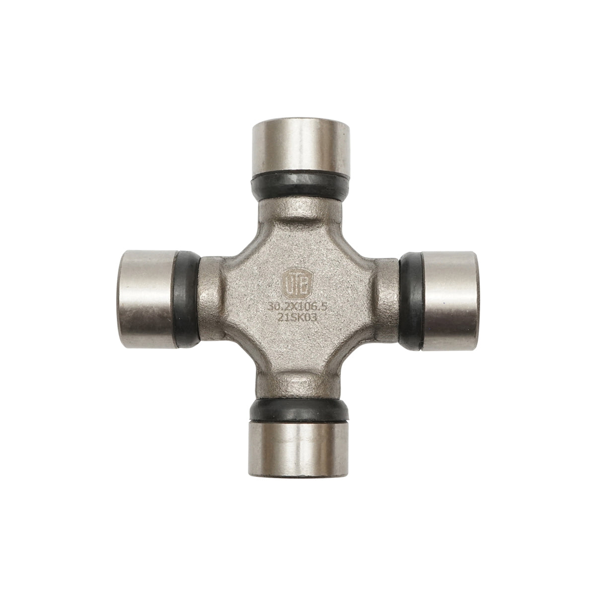 Kardánkereszt T7, 30,2x106,5 mm, zsírzószemmel és rögzítőbiztosítókkal