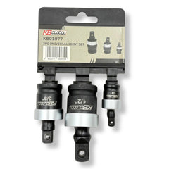 ADAPTER KÉSZLET KARDÁNCSUKLÓS CSATLAKOZÁSSAL 3 DARABOS 1/4