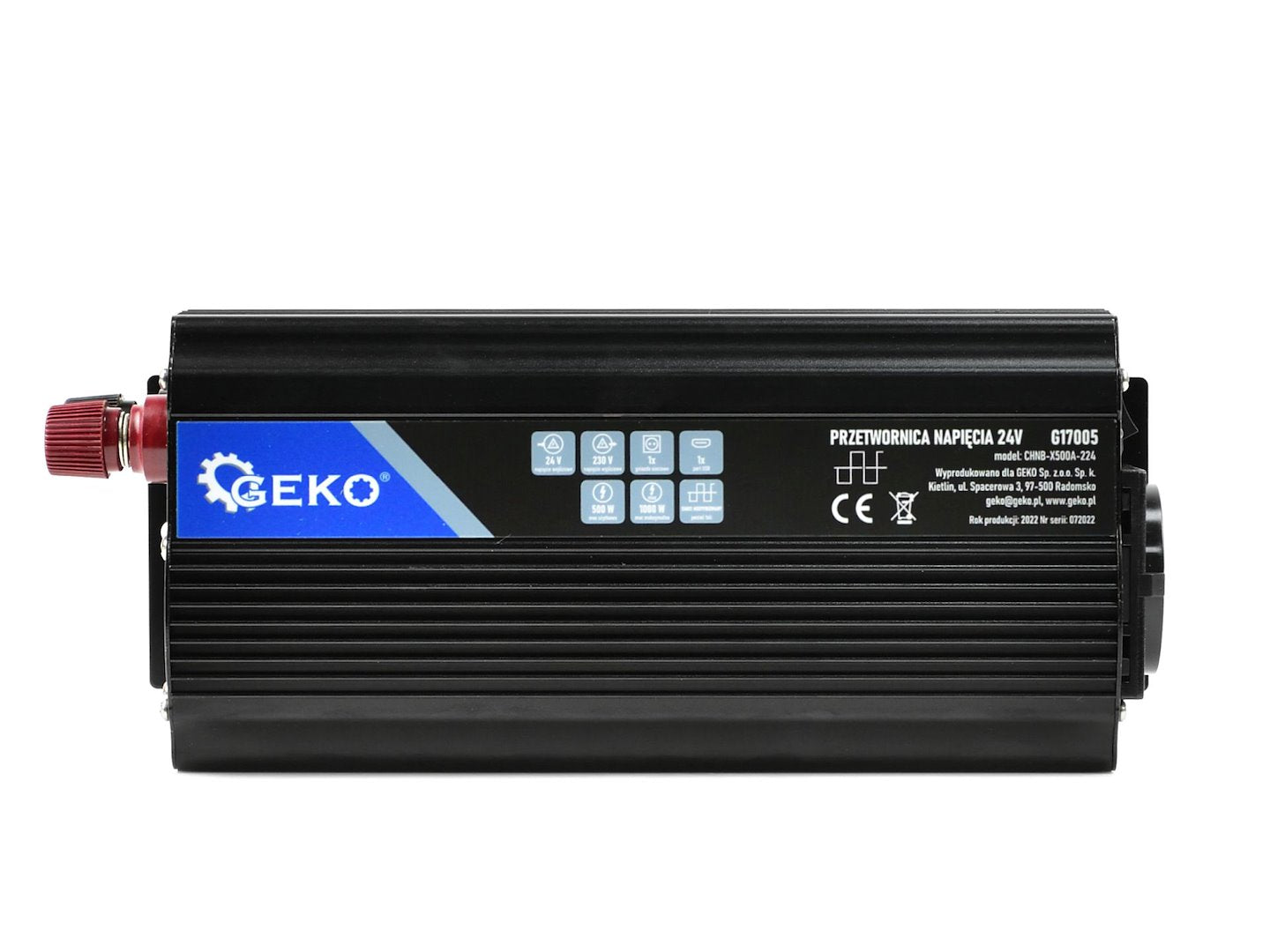 FESZÜLTSÉG ÁTALAKÍTÓ - INVERTER 24 - 220 V 500/1000 W