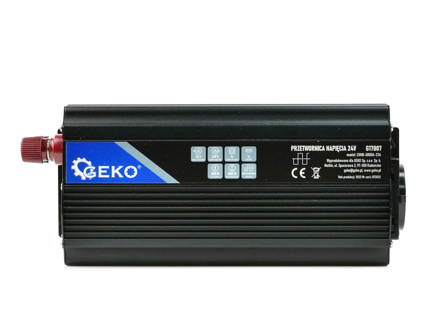 FESZÜLTSÉG ÁTALAKÍTÓ - INVERTER 24 - 220 V 800/1600 W
