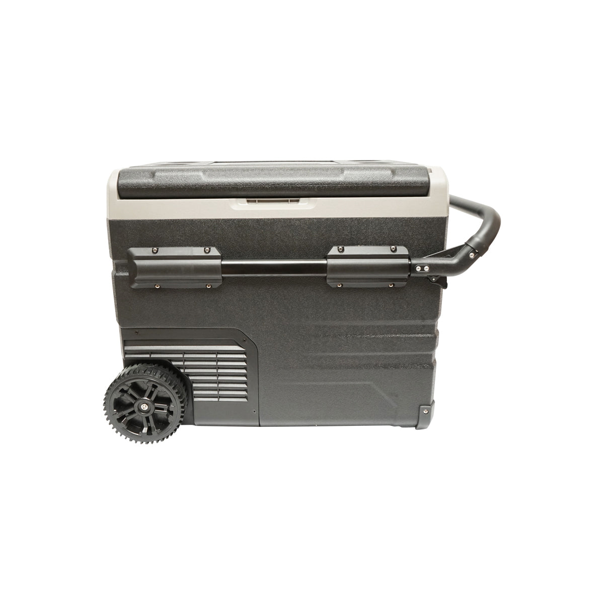 Smart autós hűtőszekrény trolly kivitelben, 50L, kompresszorral, 12–24–220V, 60W, Bluetooth