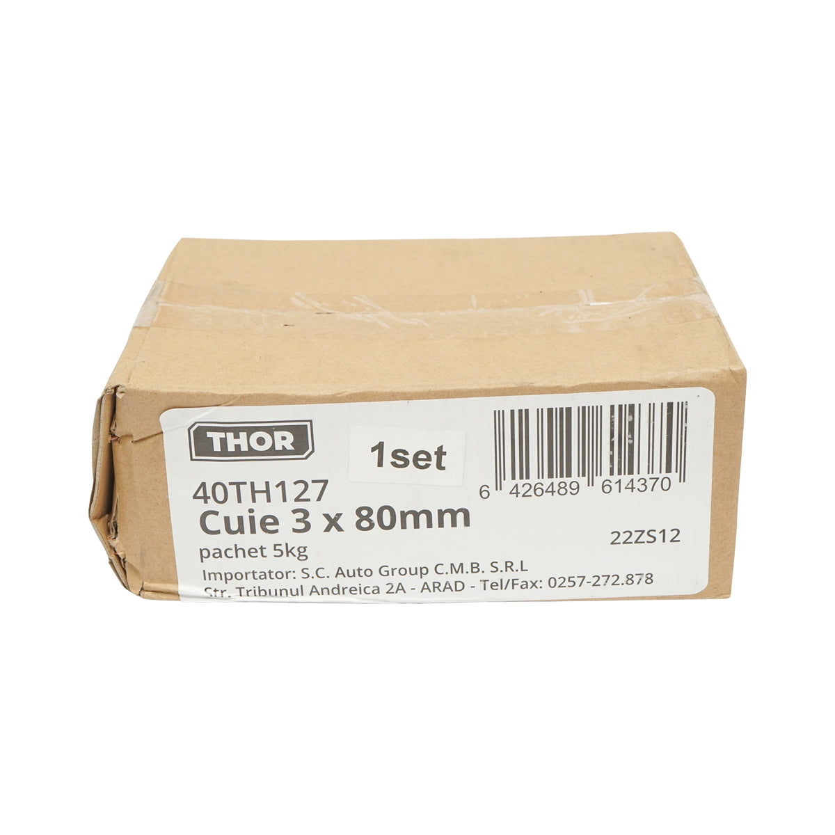Építőipari szegek 3x80 mm, 5 kg csomag