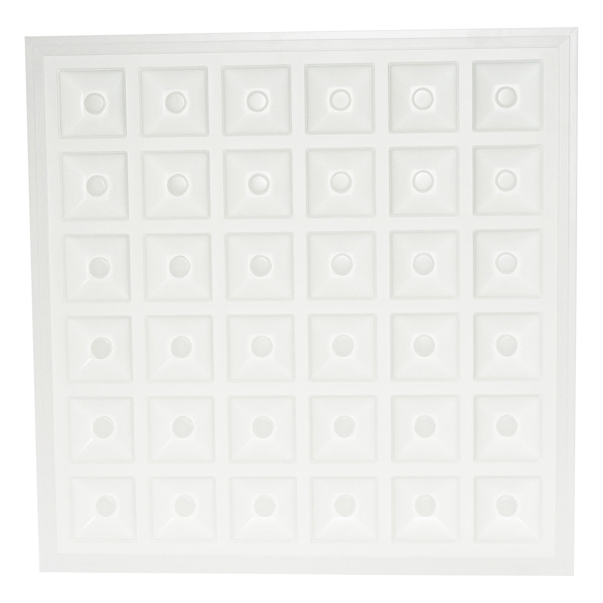 Panel 144 db 2835 LED chippel, alumínium tartóval, 48W, 595x595x20 mm, Breckner Germany