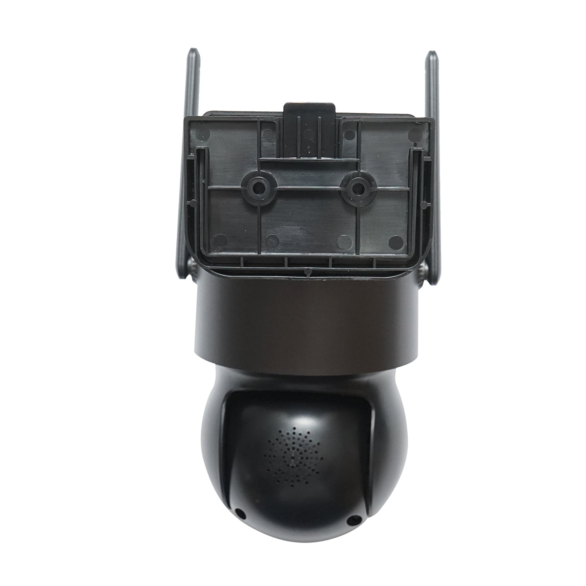 Dupla lencsés megfigyelő kamera, 4 MP, 7.6W napelemmel, 18650 mAh gyors­töltésű akkumulátorral, WIFI 2.4 GHz, 360° forgatható PTZ, mozgásérzékelővel, PIR emberi jelenlét érzékeléssel, riasztással, éjjellátással és iCSee alkalmazással