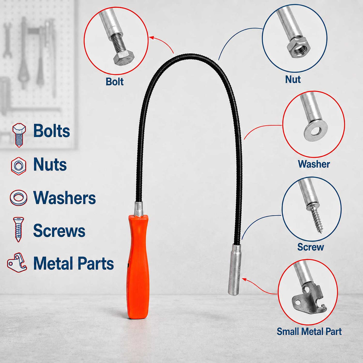 Mágneses csavarfelszedő 50 cm GEBO TOOLS