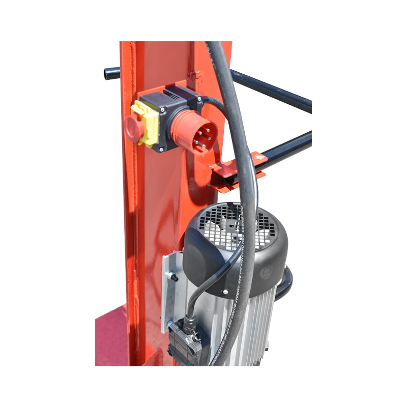 Függőleges rönkhasító, 16 tonnás, 380 V / 3500 W, 1040 mm, Breckner Germany
