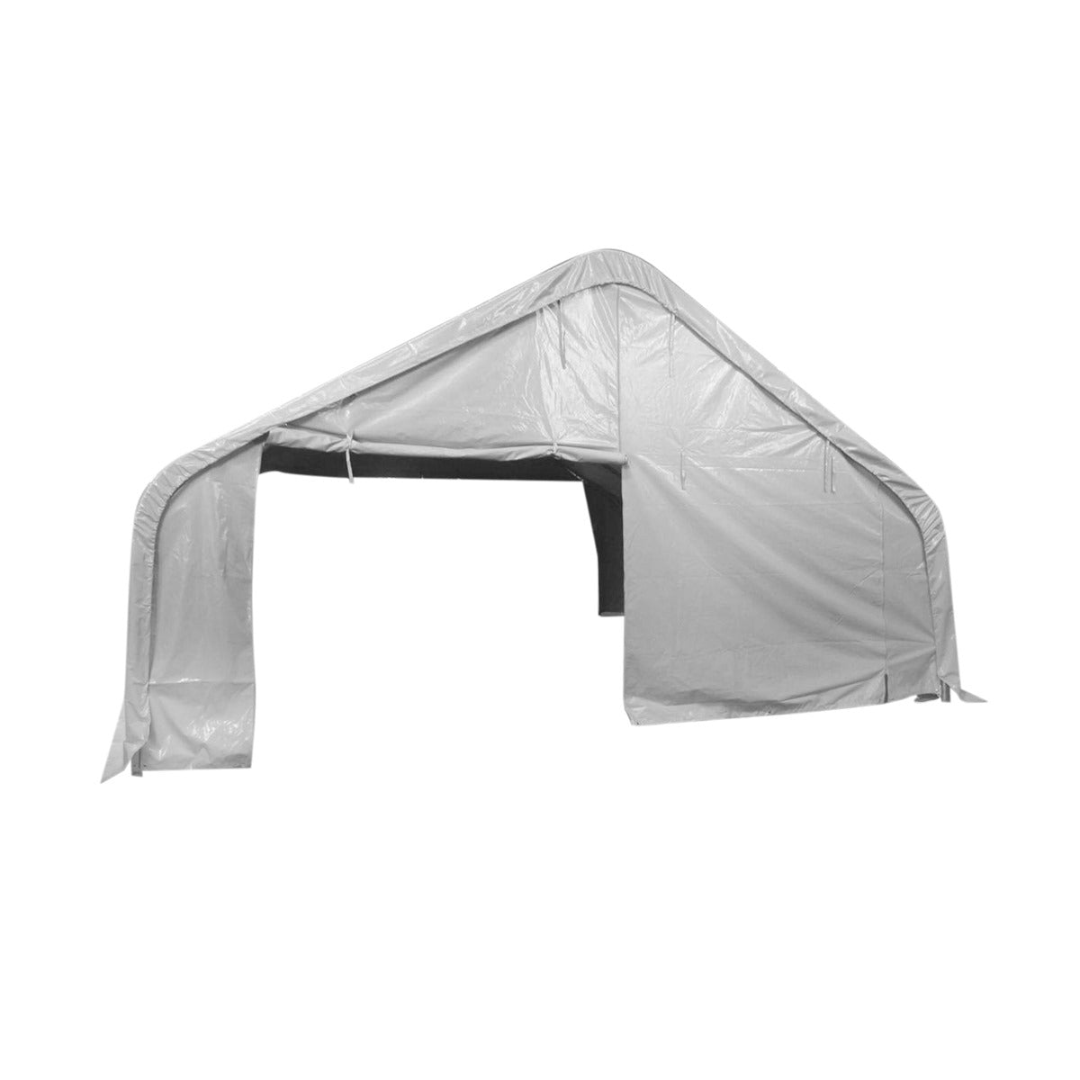 PVC tárolósátor fémszerkezettel, szélessége 6 m, hossza 12 m, magassága 2,6 m