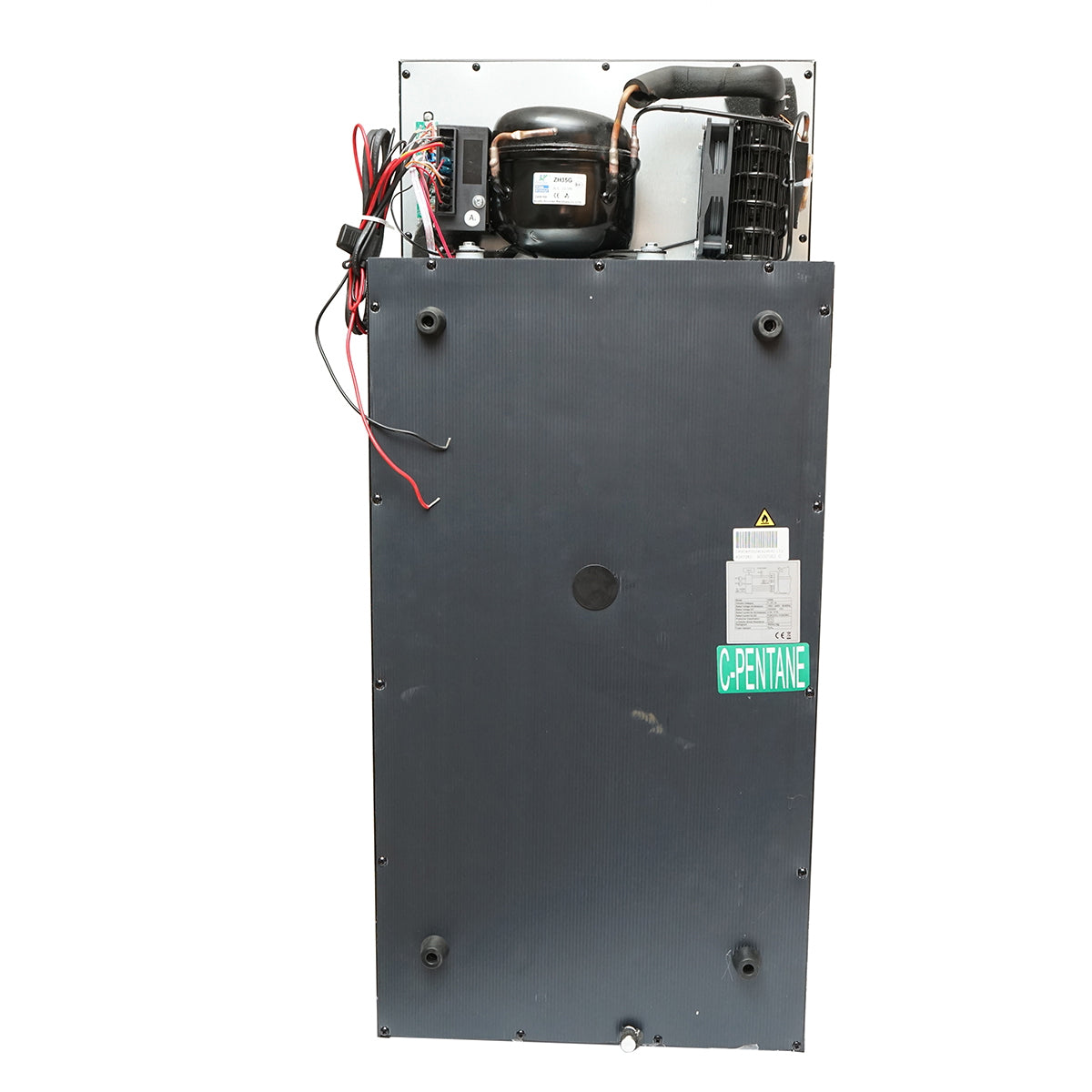 Autós hűtőszekrény kompresszorral, 80W, 92.9L kapacitás, 12–24–220V tápfeszültség, LCD kijelző, 418x504x975 mm, CR90 AUTOSPEED