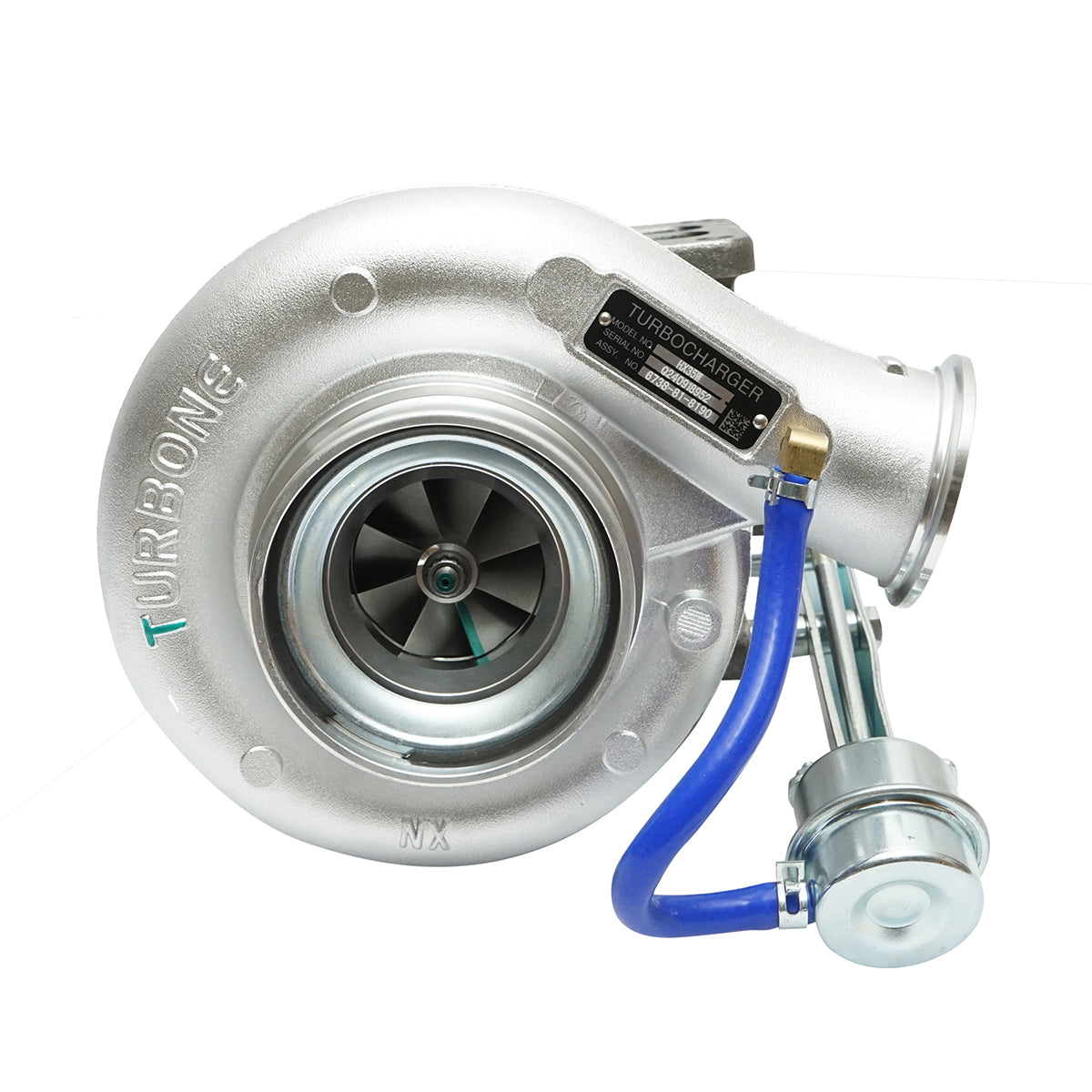 Turbófeltöltő Cummins, Komatsu motorokhoz (6B, 6BTA, 6BTAA, 6BTA5.9-C169), OEM kód: 3598036, 3538881, 3538882, 3539009, 3592202