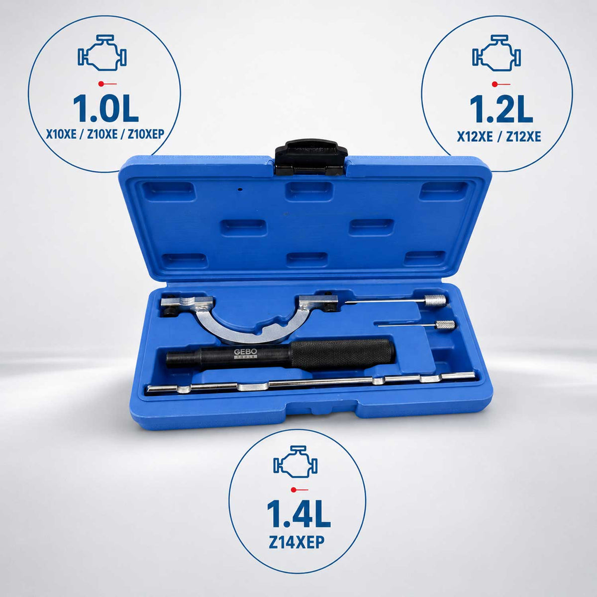 Vezérlésrögzítő készlet OPEL 1.0 1.2 1.4 12V GEBO TOOLS