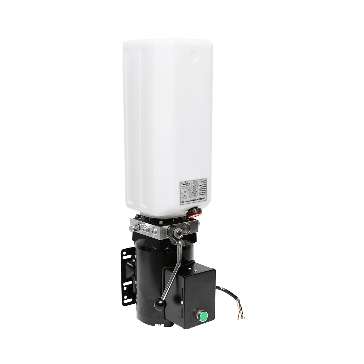 Billenőszivattyú 380V/50Hz, 2,2 kW, 170 bar nyomás, 10 literes műanyag tartállyal, Breckner Germany