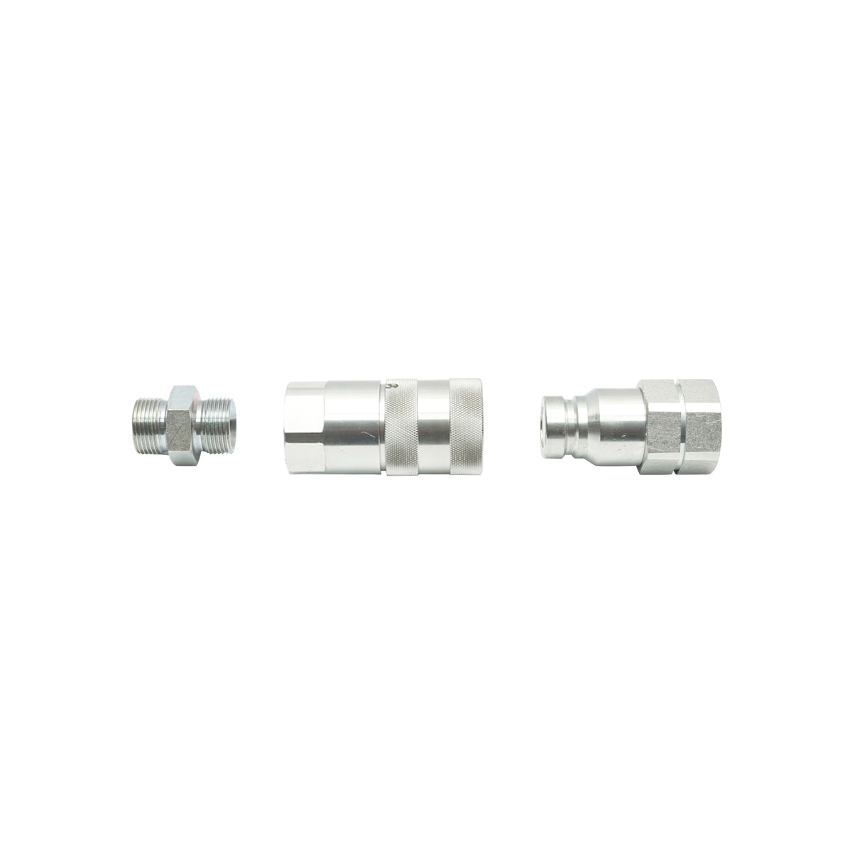 Gyorscsatlakozó készlet 1" (anya + apa) egyenes adapterrel, 93x45x48 mm