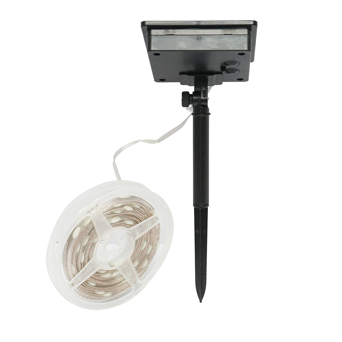 LED szalag napelemes, 5V, 10 m, távirányítóval, RGB+IC, IP65, Breckner Germany