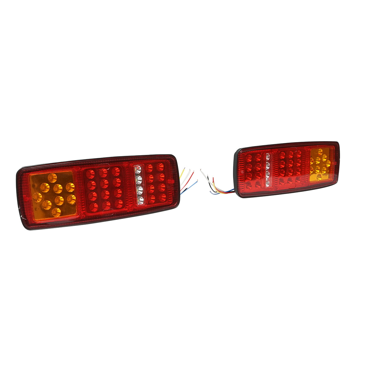 Teherautó hátsó lámpaszett, LED, 280x105 mm, 24V, Breckner Germany