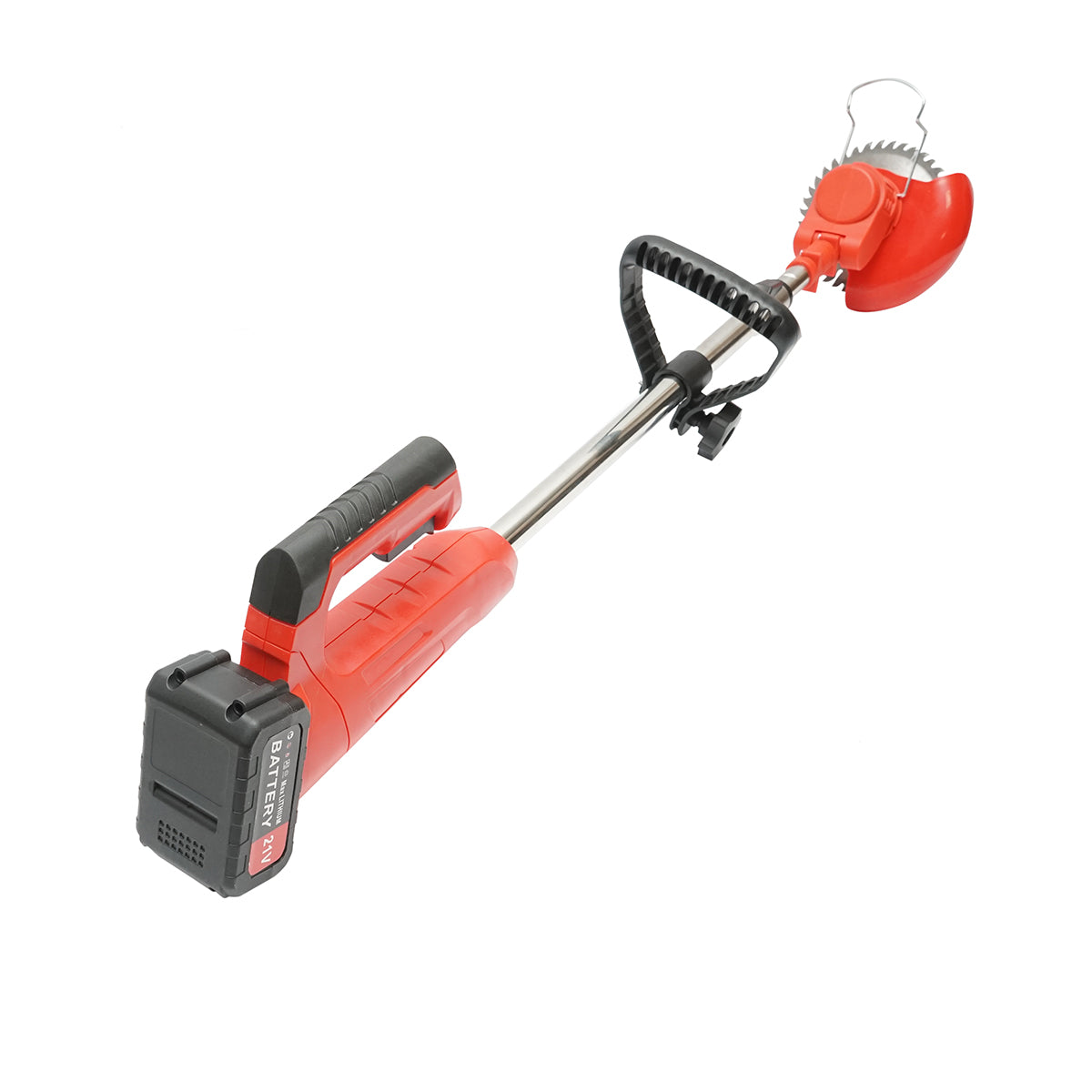 Elektromos fűkasza, 850 W, teleszkópos nyéllel, 21 V / 3000 mAh akkumulátorral, 18 000 ford./perc, tartozékokkal együtt