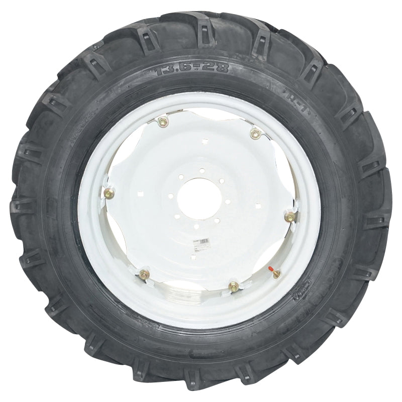 Komplett kerék 13.6/28, 10PR, R-1, bütykös, hátsó traktorkerék, UTB U-445