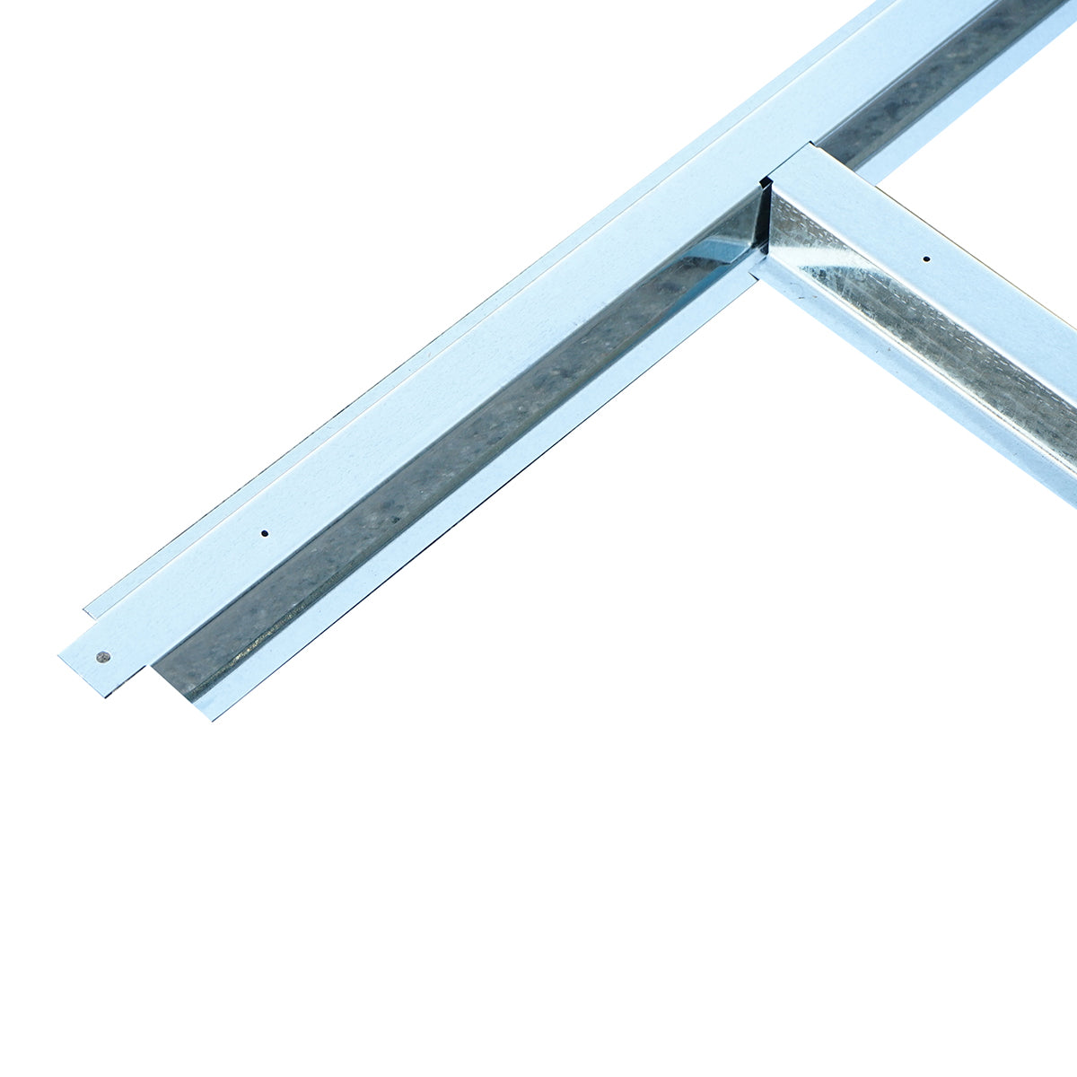 Fémalap, horganyzott acélkeret, 0,6 mm, 312x257x212 cm kerti tárolóhoz