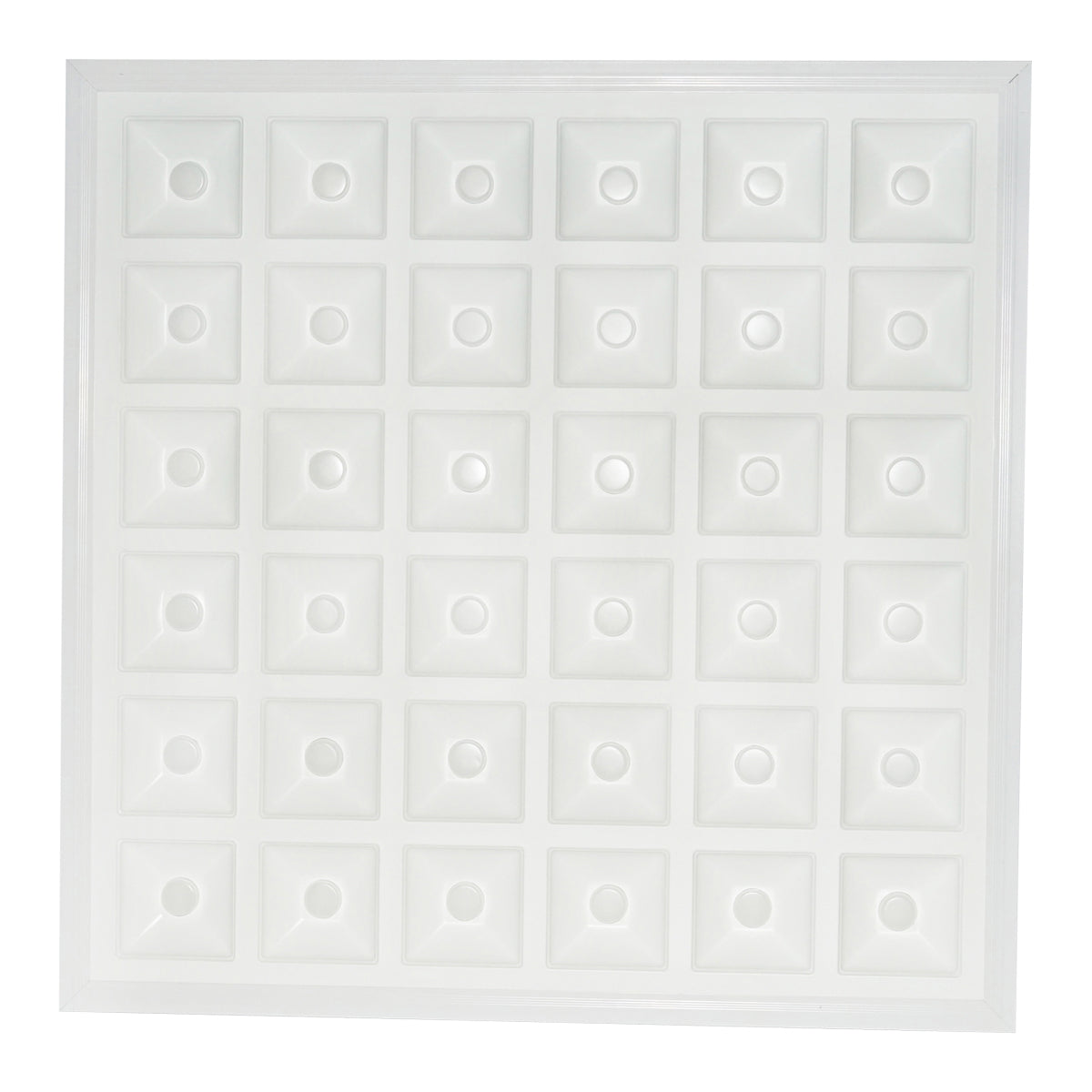 Slim LED panel 48W, 220V, 6500K, IP20, 595x595x20 mm, álmennyezetbe, Breckner Germany