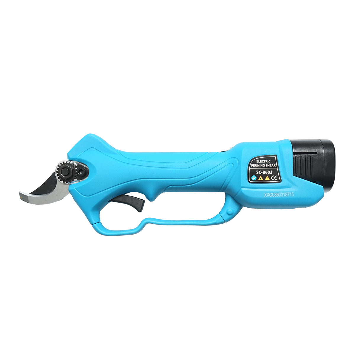 ELEKTROMOS KERTI OLLÓ 850W 2 LI-ION AKKUMULÁTORRAL ÁTMÉRŐ 0-28MM, 16,8V