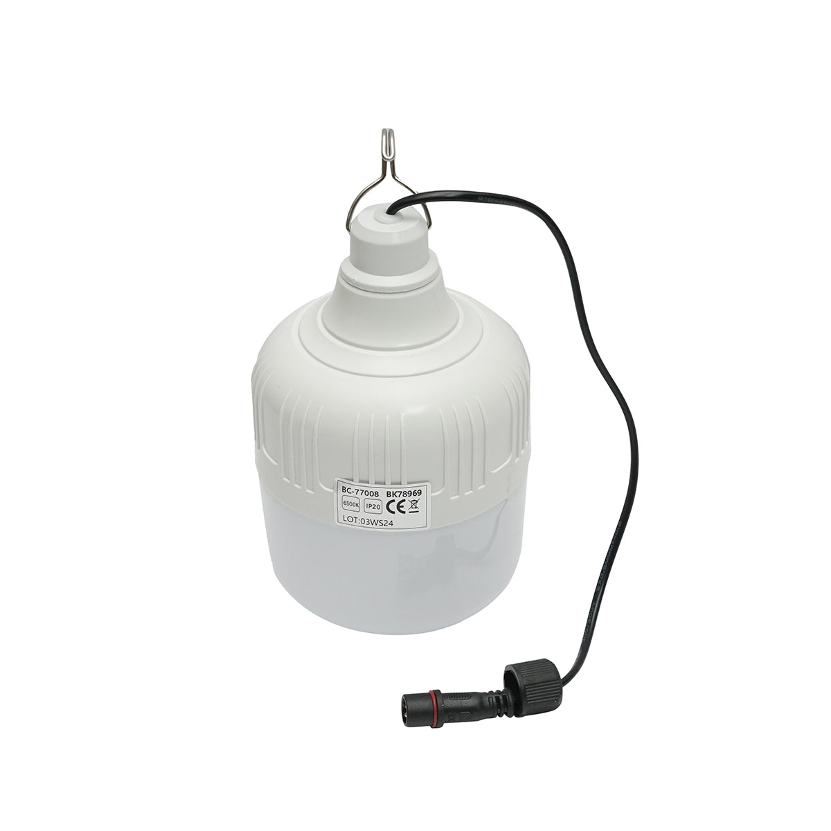 LED lámpa 50W, 6500K, 3W polikristályos napelemmel és távirányítóval IP20 Breckner Germany
