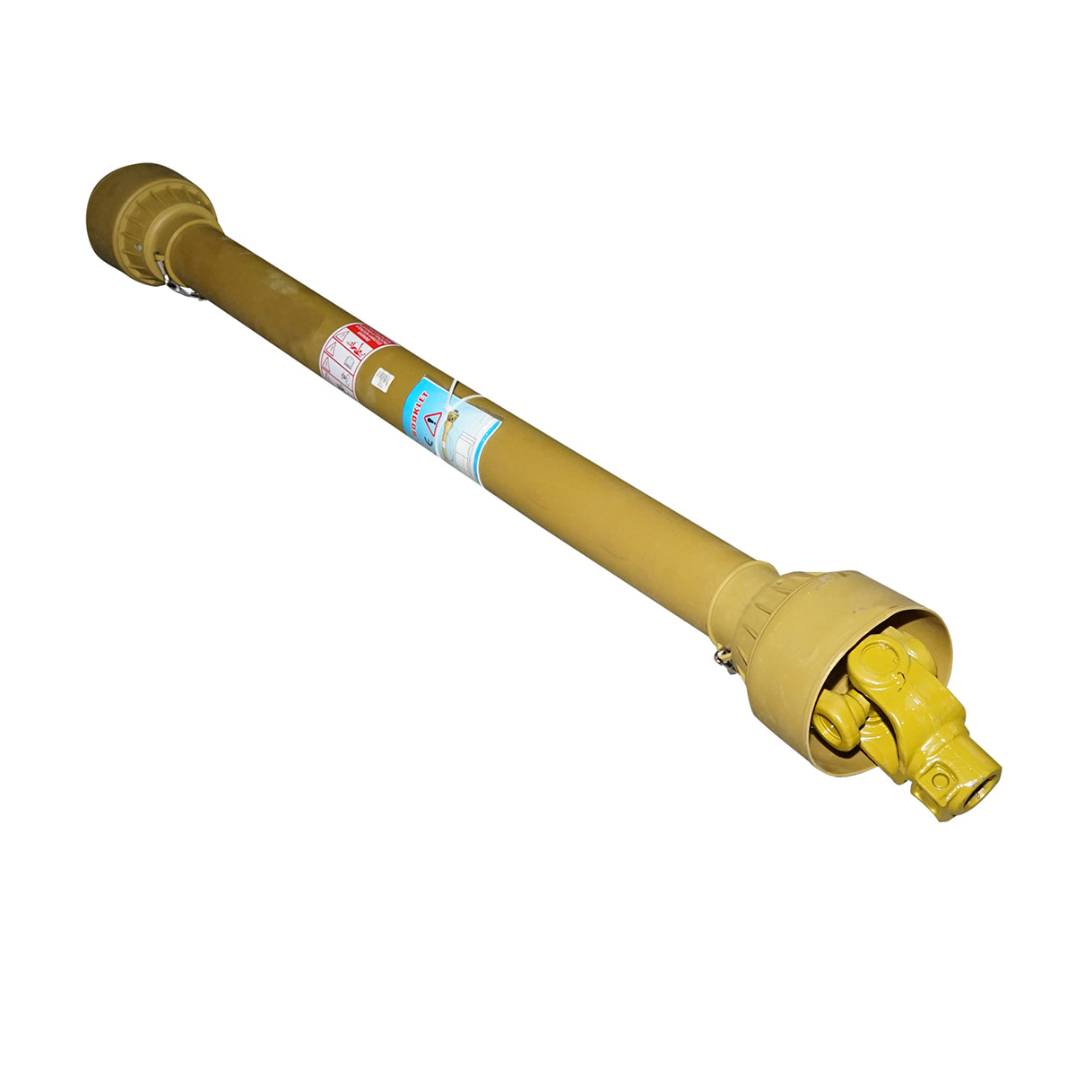 Kardántengely 1600 mm, T6, kereszt 30,2x92 mm, háromszög alakú csővel, 1 3/8" Z=6