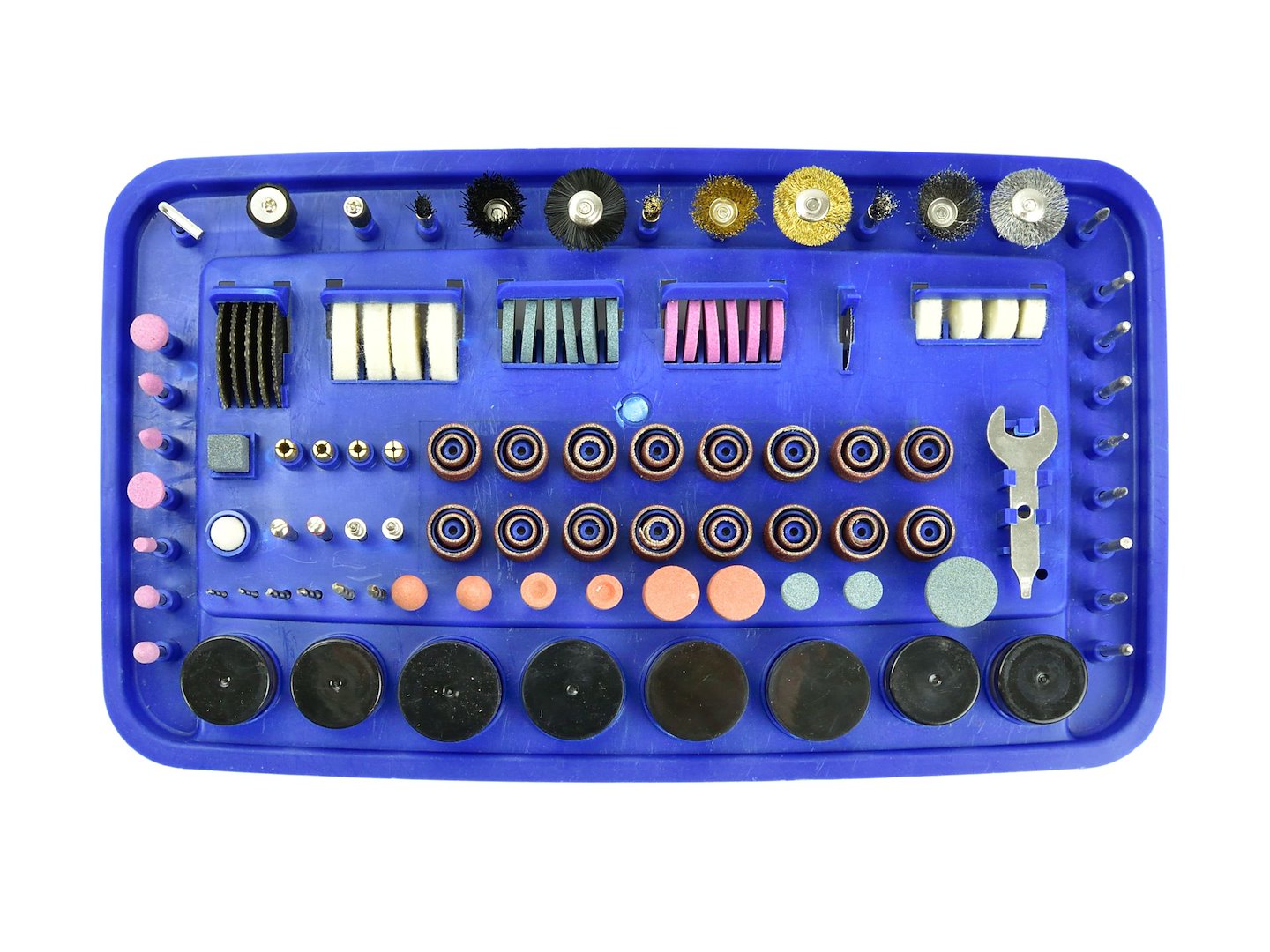 MINI KÉZI CSISZOLÓ KÉSZLET 222 DB 220 V GEKO