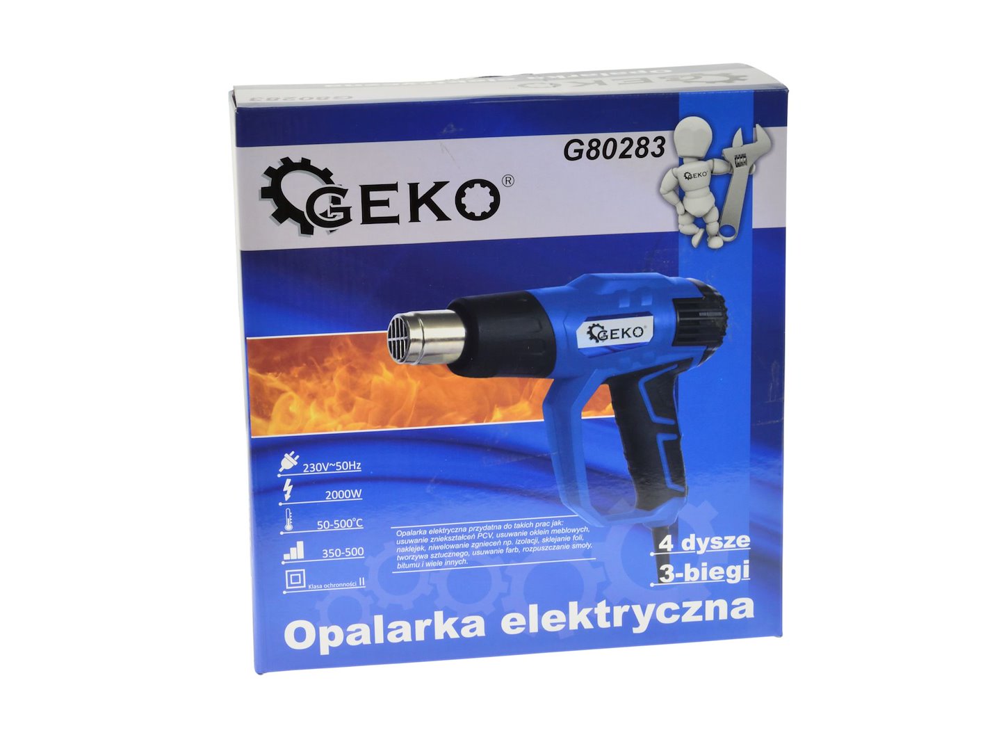 HŐLÉGFÚVÓ PISZTOLY 2000W GEKO